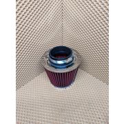 Фильтр нулевого сопротивления красный хром d-70 RS-00760