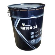 Смазка Литол-24, евроведро мет. 18 кг(20л) РосНефть